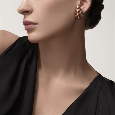 cartier gold earring|clash de cartier gold earrings.